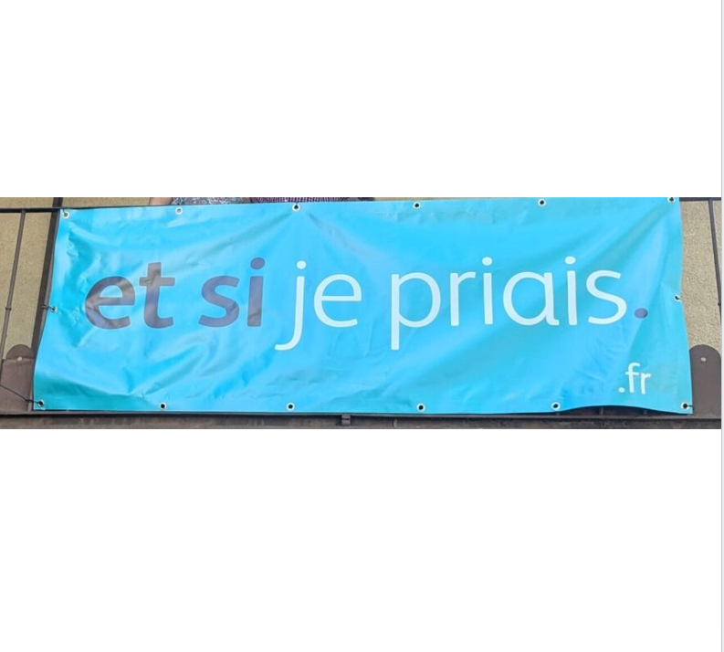 Bannière ' et si je priais... '